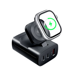 OATSBASF QC3.0 Fast Charging Adapter With Wireless Charger For Apple Watch / Samsung Watch