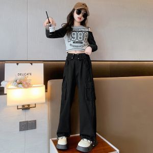 (COD) SC - 1770 NELYA Setelan Cargo Anak Cewek / OOTD Fashion Ala Korean Style / Fashionable Anak-Anak / Grosir Baju AnakTermurah / One Set AnakCewek Cowok / Pakaian AnakTrendy (PICO KIDS)