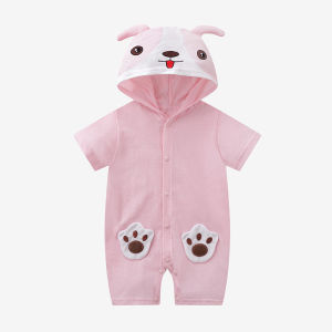 SG Local Stock Animal Designs Hooded Baby Bodysuits Rompers Onesies For Halloween Casual/Party/Events/Cosplay/Costume/Children Day Recommended Age 3-18 Months