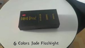 6 Colors UV Flashlight Jade Identification Torch 365nm 395nm Ultraviolet Light with 18650 Battery Portable for Gemstone Amber Jewelry Detector