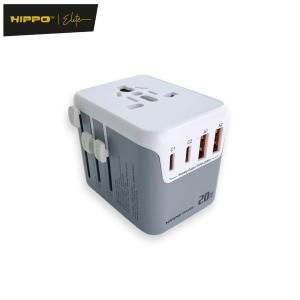Hippo Travel ADAPTOR RAVEN 4P 20W 4 Port EU UK US AUS USB A C