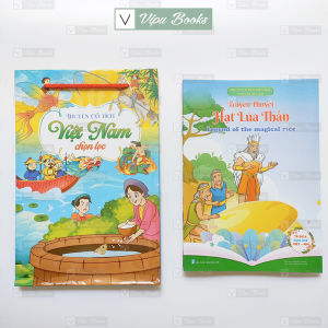 Sách - Truyện Cổ Tích Cho Bé Việt Nam Chọn Lọc Song Ngữ Việt Anh Bộ 8 Cuốn