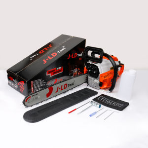 JLD Mesin Potong Kayu 54.6cc mesin sinso Chainsaw 2-tak 20inch Gergaji Potong Pohon Kayu Gergaji  sinso mini potong kayu alat potong kayu Kualitas Terbaik Badan pesawat jld Pisau gergaji