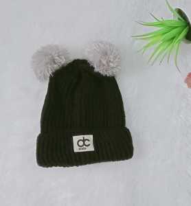 Topi Pom Pom Rajut Bayi 0-3 Tahun Boy Girl
