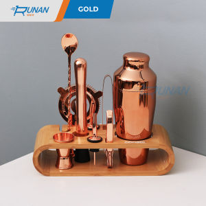 Cocktail Shaker Set 550ml - Alat Bartender Kit 10in1 Cocktail Maker