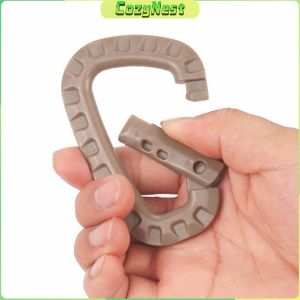 C.N. Climbing Carabiner D-Ring Key Chain Clips Hook Camping Plastic Buckle