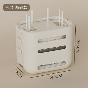 【Ship In 24h】wifi路由器收納盒 電線整理盒 儲物盒 desk organizer storage Wifi Router Storage Household TV Top Shelf Socket Wireless Optical Cat Wire Arrangement Placement