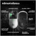 LOGITECH MOUSE WIRELESS PRO X 2 SUPERSTRIKE LUNAR ECLIPSE(เมาส์ไร้สาย). 