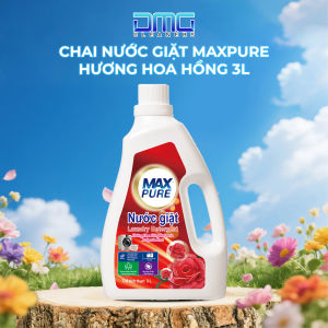 Chai Nước Giặt Sạch Sâu Hương Hoa Hồng Bulgaria Cao Cấp 3L – Nâng Niu Làn Da Thơm Sang Vấn Vương