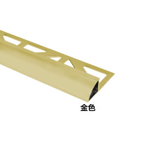 53% Repurchase Rate Aluminum Alloy Arc Edge Strip Tile Corner Line Wall Tile Edge Sealing Corner Protection Decorative Strip End Cap Arc Shape Closing Strip