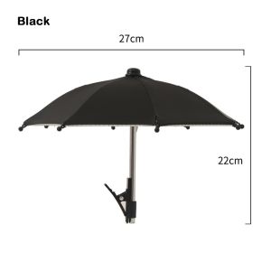 UNDATA Anti-Glare Phone Umbrella Holder Sun Protection With Clip Phone Water-Resistant Umbrella Mini Waterproof Phone Fixed Clip Outdoor