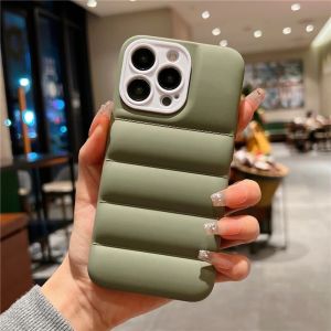 🔥ถูกกว่า คุ้มกว่า🔥  ลงแจ็คเก็ตถุงลมนิรภัยสัมผัสซิลิโคนสำหรับ iPhone 15 Pro Max 14 Plus 14 13 12 Pro X XS Max XR กันกระแทกโทรศัพท์ปลอกปก