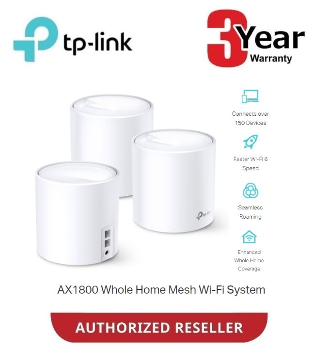 TP-Link Deco X20 1-Pack | 2-Pack | 3-Pack AX1800 Whole Home Mesh Wi-Fi ...