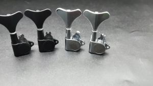 NEW 4Pcs Electric Bass Guitar Machine Heads Tuners Guitar Tuning Pegs Open Gear Guitar Parts