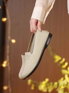 WomenS Spring New Casual Breathable Flat Shoes Soft Sole Mom Shoes WomenS Shoes Beijing Cloth Shoes