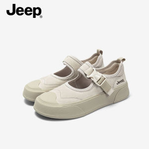 Jeep spirit mary jane French retro 2025 new casual shallow mouth ugly cute big head womens sports single shoes