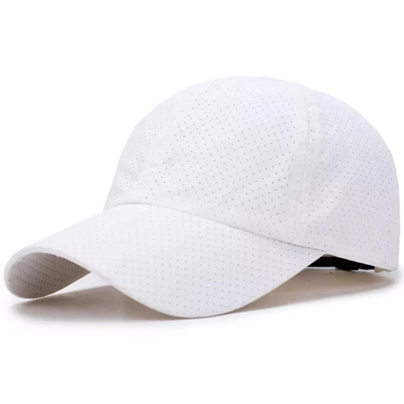 Summer Mesh Sports Baseball Caps Men Women Fashion Breathable Snapback Hat  Bone Casquette Cap Fast Dry Sun Hats