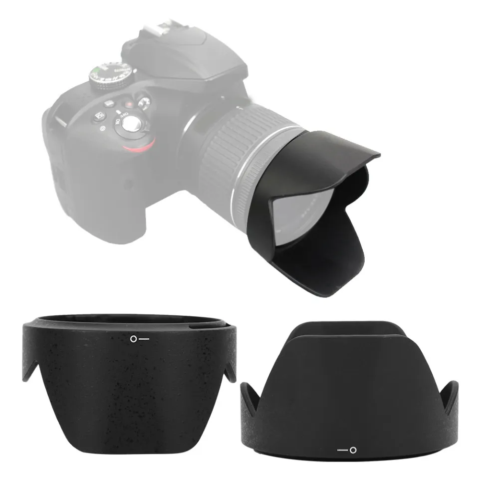 Lens Hood Portable Hight Quality Durable Mount Lens Hood for VR  Lenses Nikon 18-55mm f