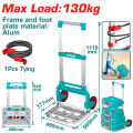 TOTAL Tools Foldable Hand Truck with Aluminium Material (130KG) THWB61201. 
