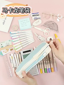 เคสดินสอความจุขนาดใหญ่ใส่เครื่องเขียนแบบเรียบง่ายอุปกรณ์กระเป๋าดินสอโรงเรียน