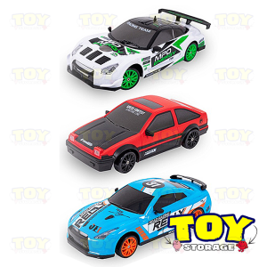 LED RC Drift Control Car Toys Set With Sport Racing Remote Cars Gift Toy for Kids/Kereta/Mainan/Track/Ride/Electric/遥控汽车