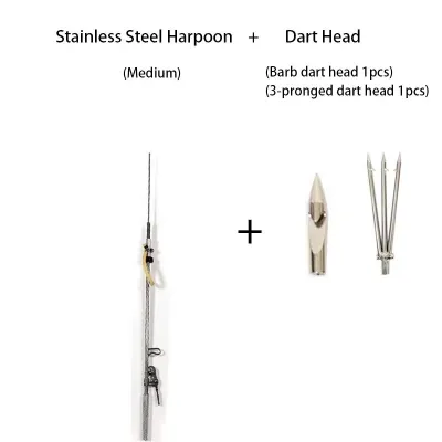 underwater Diving Spearfishing Stainless Speargun Telescopic Set Fishing Gear Harpoon Barb Hook Gear for Crawfish Crab Shrimp pana sa isda