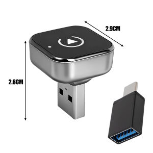 2in1 Wireless CarPlay Dongle Wireless Android Auto Adapter AI Smart Box Car Intelligent Systems For Car With Wired CarPlay