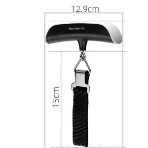 50kg/10g เครื่องชั่งกระเป๋า เครื่องชั่งดิจิตอลพกพา ตาชั่งดิจิตอลสำหรับเดินทาง ใช้งานง่าย ขนาดเล็ก ทนทาน