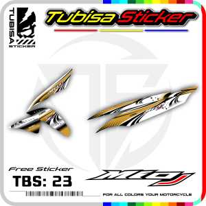 Sticker Striping Variasi Motor Mio J - Stiker Striping Motor Mio J. TBS.23
