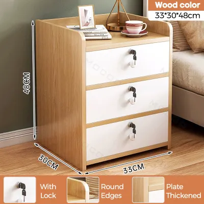 Bedside Table Bedroom Bedside Storage Rack Household Small Apartment Storage Cabinet