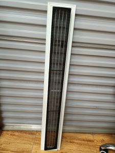 Cửa gió Điều Hòa Nhôm Sơn Tĩnh Điện 1200x150/1000x200mm Dạng Nan Bầu Dục