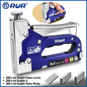 COD Alat Staples Paku Tembak 3in1 Multifungsi Bisa 3 Jenis Staples untuk kayu dinding dekorasi R2010