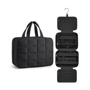 Travel Toiletry Bag for Women Portable Hanging Hook Makeup Bag Organizer Waterproof Cosmetic Bag for Toiletries Jewelry2026