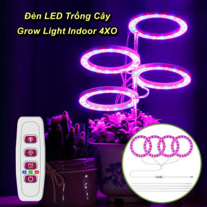 Bộ LED Trồng Cây Grow Light Indoor 4XO Cao Cấp - EuroHome