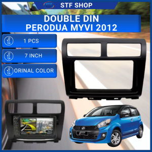 Perodua Myvi Lagi Best Double Din Player Casing For 7 inch / Toyota 200MM ( Matt Black )