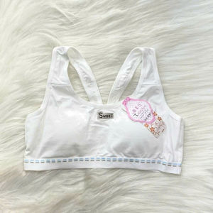 Áo Lá Học Sinh S037 Cotton Mút May Liền Dây Chéo Xinh Xắn