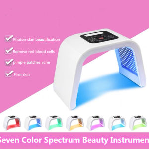 pdt light therapy face LED Light Facial Mask Machine face steamer facial steamer for face 7 Colors Skin Rejuvenation Light Therapy acne treatment pimple wrinkle anti aging face lift and firming device facial machine