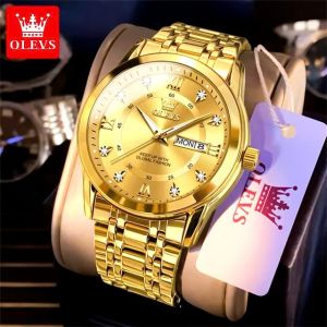 (Full) Đồng hồ Nam OLEVS Chính_Hãng Sang Trọng Tinh Tế_TẶNG Dụng Cụ Tháo Bớt Dây Của Hãng (OLP1)