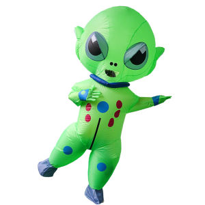 alo Halloween alien inflatable costume funny party prop performance outfit large-headed alien costume for gatherings