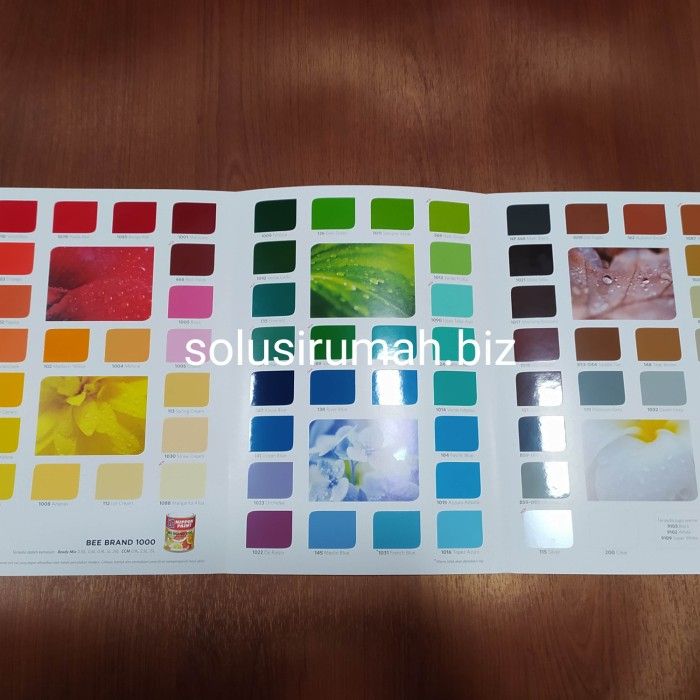 KATALOG CAT NIPPON PAINT BEE BRAND 1000 HIGH GLOSS SYNTHETIC ENAMEL KA