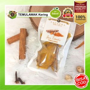 TEMULAWAK KERING ORIGINAL /JAVA TUMERIC 100% REMPAH JSR ALAMI KUALITAS PREMIUM uk. SACHET