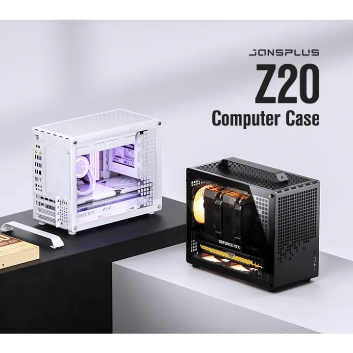 Jonsbo Z20 PC ITX / MATX Gaming Chassis Desktop Casing ( Black / White )