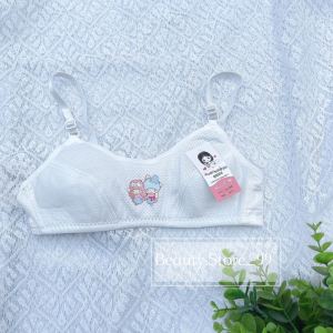 #2906 COD 3pcs baby bra for teens jersey & kid’s print high and good quality for 8-12 years old