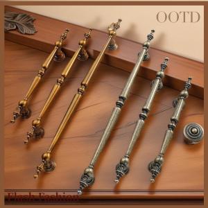 [Falsh F] 1PCS Antique Bronze Brass Pull Handles Vintage Cabinet Door Drawer Wardrobe Handles Knobs