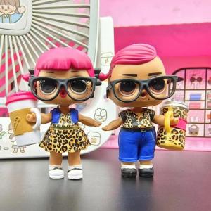 Christmas gifts LOL dolls A pair of couple human doll set Including doll clothes and accessories Girls DIY collectible toys Childrens gifts