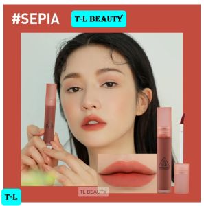 [TEM PHỤ + VAT] Son kem lì màu đỏ gạch Hàn Quốc 3CE Blur Water Tint #Sepia – 4.6g