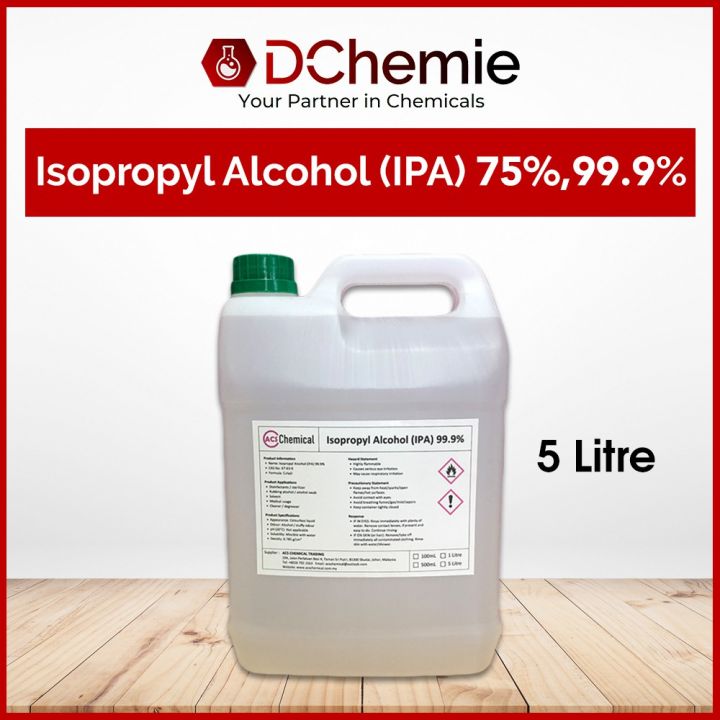 ⭐ready Stock⭐ Isopropyl Alcohol Ipa 75 99 9 5000ml Hand Sanitizer