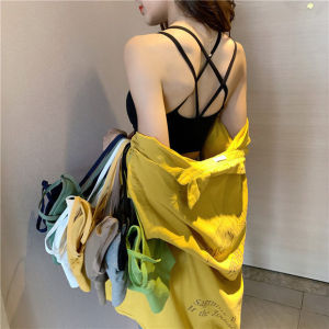 Fin Fin สปอร์ตบรา Sportbra ตัวยาว เล่นสาย ปิดหลัง เซ็กซี่ โชว์สัดส่วน ผ้านิ่มมาก คุณภาพดี กระชับ ใส่แล้วมั่นใจ ชุดชั้นใน ผู้หญิง ออกกำลังกาย