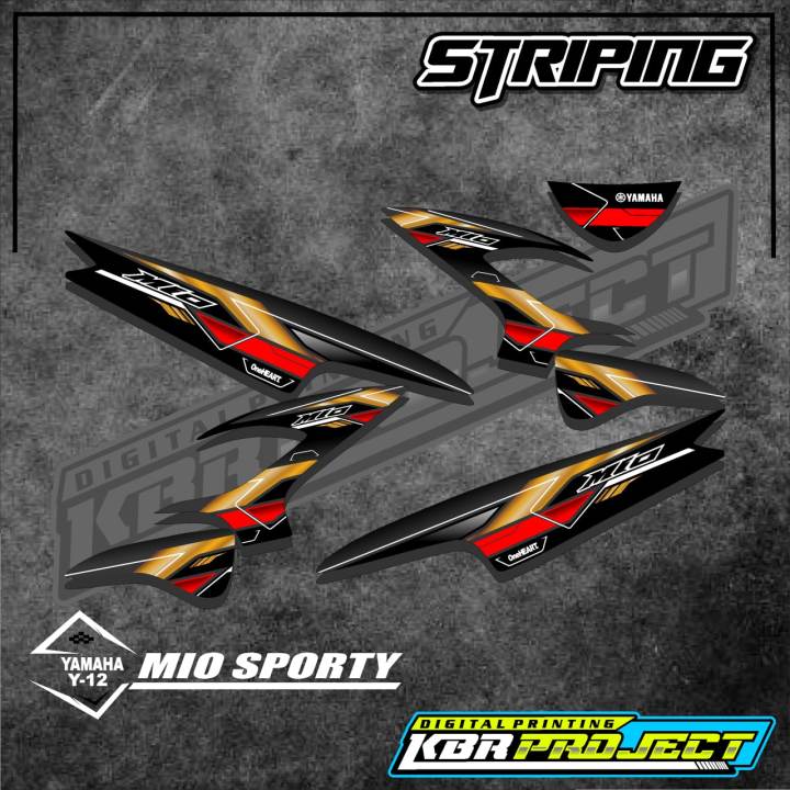 Cod Stiker Mio Sporty Striping Mio Sporty Motor Yamaha Motor Sticker