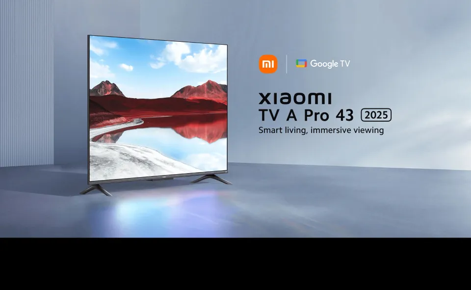 NEW】Xiaomi TV | A Pro 43 Inch 2025 | 4K UHD | QLED Display | 60Hz